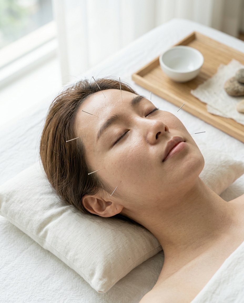 얼굴 미용침 시술